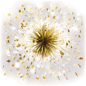 Gold Confetti Spectacle PNG 05252024