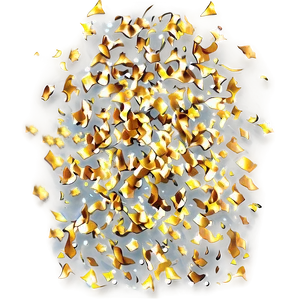 Gold Confetti Splendor PNG Wro88 PNG