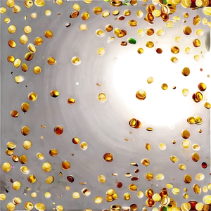 Gold Confetti Splurge PNG 97 PNG