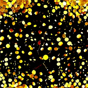 Gold Confetti Splurge PNG Hte PNG