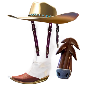 Gold Cowgirl Hat PNG Jvv22 PNG