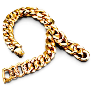 Gold Cuban Chain PNG Tpw