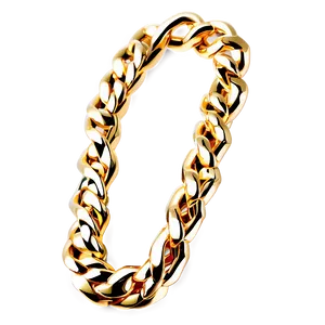 Gold Cuban Link Chain Png 13 PNG image