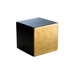 Gold Cube PNG Bjq