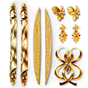 Gold Design Elements Png 63 PNG image