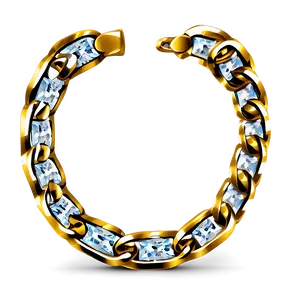 Gold Diamond Chain PNG Wai86 PNG