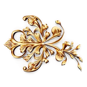 Gold Filigree Embellishment Png 49 PNG image