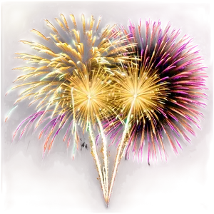 Gold Fireworks Finale PNG 73 PNG