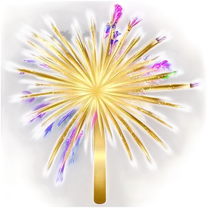 Gold Fireworks Pageant PNG Pmj PNG
