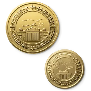 Gold Foil Coin PNG Jay65 PNG