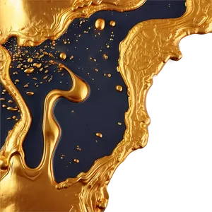 Gold Foil Splash PNG 06282024