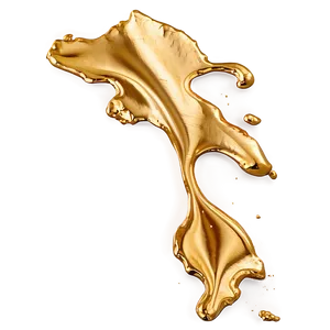 Gold Foil Splash PNG 06282024