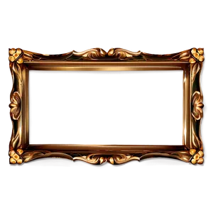 Gold Frame Background PNG Pmr97