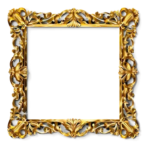 Gold Frame Design Png Rpv44 PNG image