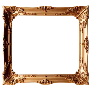 Gold Frame For Artwork PNG 76