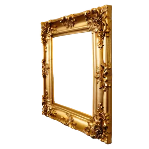 Gold Frame On Wall Png Lwy PNG image