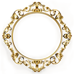 Gold Frame Ornament Png Rak43 PNG image