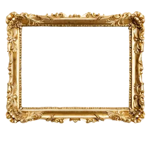 Gold Frame PNG 17