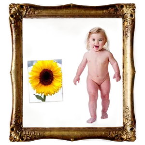 Gold Frame Png Bru34 PNG image