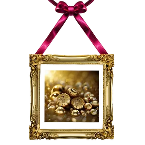 Gold Frame Portrait Png 05042024 PNG image