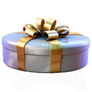 Gold Gift Box PNG Wra
