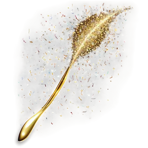 Gold Glitter Blast PNG 82