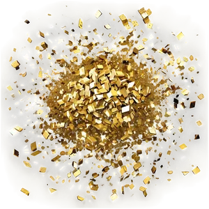 Gold Glitter Blast PNG Hyu42 PNG