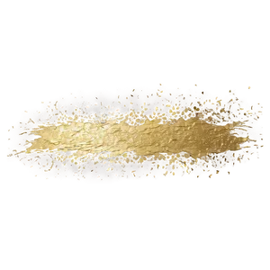 Gold Glitter Brush Stroke PNG 05232024