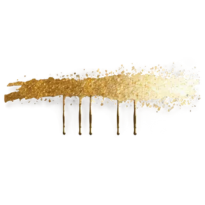 Gold Glitter Brush Stroke PNG 05232024