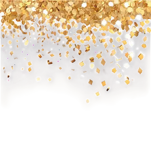 Gold Glitter Confetti Png 26 PNG image