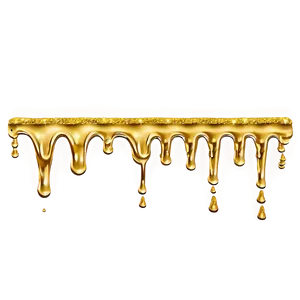 Gold Glitter Drip Clipart Png Inm PNG image