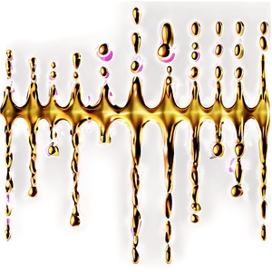 Gold Glitter Drip For Crafts PNG 06282024
