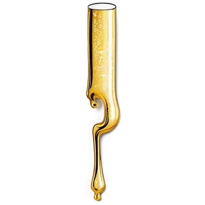 Gold Glitter Drip For Projects PNG 06282024