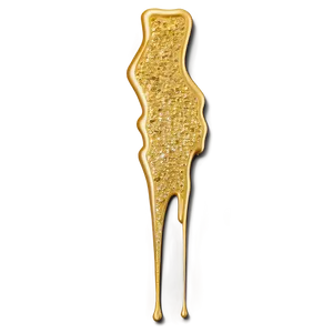 Gold Glitter Drip Graphic PNG 27