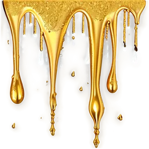 Gold Glitter Drip Texture Png Hhj42 PNG image