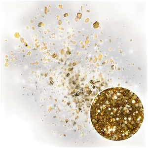 Gold Glitter Dust Png 05032024 PNG image