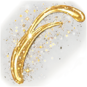 Gold Glitter Effect PNG Hoh