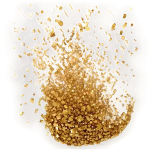 Gold Glitter Explosion PNG 63