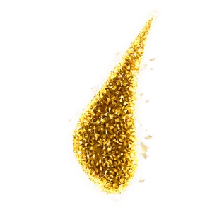 Gold Glitter Flare PNG 05232024
