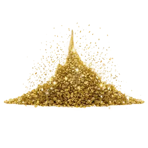 Gold Glitter Fog PNG 19