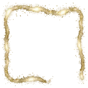 Gold Glitter Fog PNG Emp