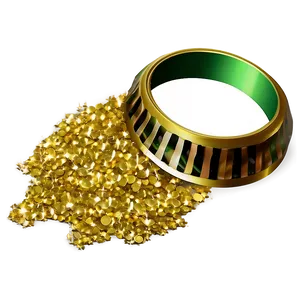 Gold Glitter Layer PNG Uqr PNG