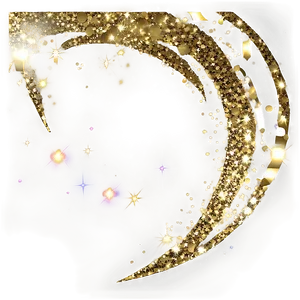 Gold Glitter Magic PNG Drb2