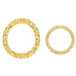 Gold Glitter Outline PNG Dgk24