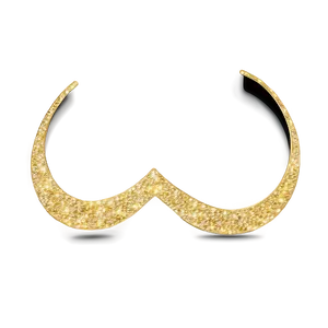 Gold Glitter Outline PNG Hrk