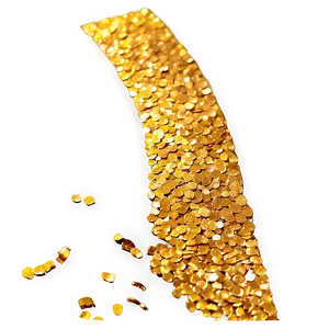 Gold Glitter Path PNG Yth59