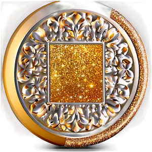 Gold Glitter Pattern PNG 05232024