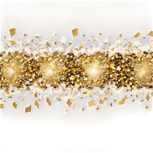 Gold Glitter Pattern PNG 13