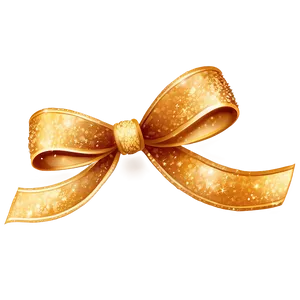 Gold Glitter Ribbon PNG 16