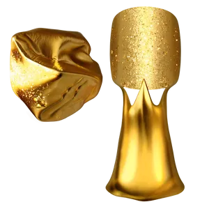 Gold Glitter Scatter PNG Imc